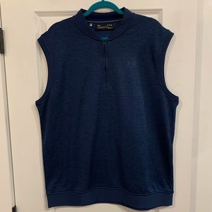 Under Armour XL Blue Quarter-zip Vest